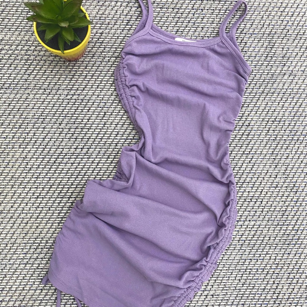Lilac mini dress